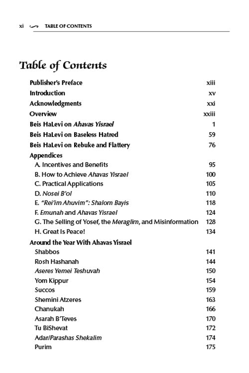 Beis Halevi on Ahavas Yisrael - With English Translation (Full Size)