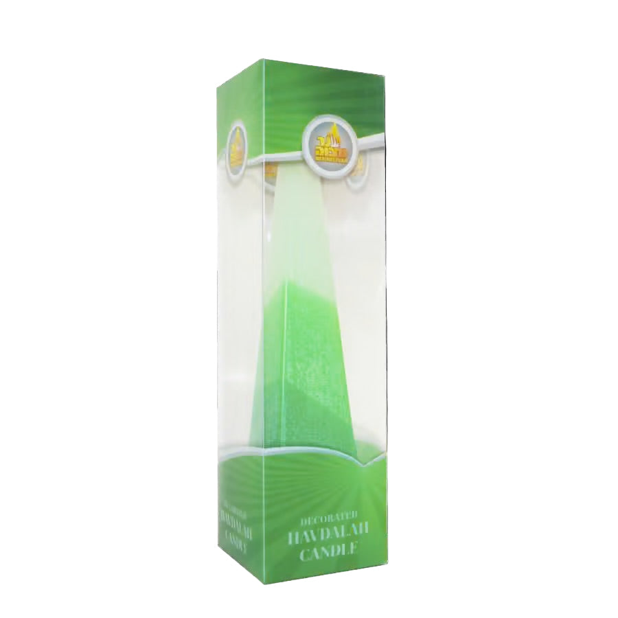 Decorated Pyramid-Shaped Havdalah Candle